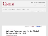 Bild zum Artikel: „Gottes Geschenk“ - Wie der Putschversuch in der Türkei Erdoğans Macht stärkt