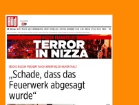 Bild zum Artikel: Russin nach Nizza-Urlaub - „Schade, dass das Feuerwerk abgesagt wurde“