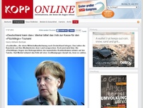 Bild zum Artikel: »Deutschland kann das«: Merkel bittet das Volk zur Kasse für den »Flüchtlings«-Tsunami (Archiv)
