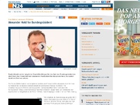 Bild zum Artikel: Freie Wähler nominieren TV-Richter - 
Alexander Hold for Bundespräsident