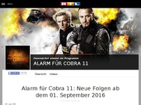 Bild zum Artikel: Neue Folgen ab dem 01. September 2016