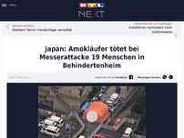 Bild zum Artikel: Japan: Amokläufer tötet bei Messerattacke 19 Menschen in Behindertenheim