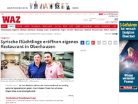 Bild zum Artikel: Syrische Flüchtlinge eröffnen eigenes Restaurant in Oberhausen