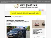 Bild zum Artikel: Fahrlehrer saß tatenlos daneben: Fahrschüler ohne Führerschein von Polizei erwischt