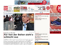 Bild zum Artikel: Schlechte Karten für Alexander Van der Bellen