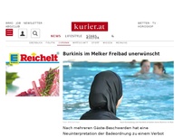 Bild zum Artikel: Burkinis im Melker Freibad unerwünscht