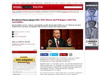 Bild zum Artikel: Bundesverfassungsgericht: Keine Live-Zuschaltung Erdogans nach Köln