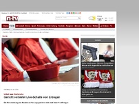 Bild zum Artikel: Urteil aus Karlsruhe: Gericht verbietet Live-Schalte von Erdogan