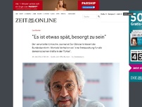 Bild zum Artikel: Can Dündar: 'Es ist etwas spät, besorgt zu sein'