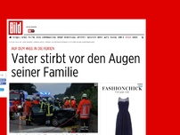 Bild zum Artikel: Auf dem Weg in die Ferien - Vater stirbt vor den Augen seiner Familie