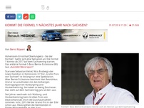 Bild zum Artikel: Kommt die Formel 1 nächstes Jahr nach Sachsen?