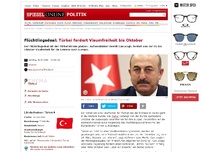 Bild zum Artikel: Flüchtlingsdeal: Türkei fordert Visumfreiheit bis Oktober