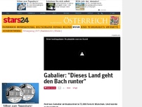 Bild zum Artikel: Gabalier: 'Dieses Land geht den Bach runter'