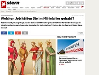 Bild zum Artikel: Persönlichkeitstest: Welchen Job hätten Sie im Mittelalter gehabt?