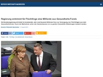 Bild zum Artikel: Regierung entnimmt für Flüchtlinge eine Milliarde aus Gesundheits-Fonds