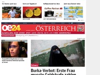 Bild zum Artikel: Burka-Verbot: Erste Frau musste Geldstrafe zahlen