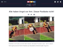 Bild zum Artikel: Alle haben Angst vor ihm: Dieser Postbote nicht!