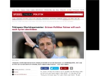 Bild zum Artikel: Tübingens Oberbürgermeister: Grünen-Politiker Palmer will auch nach Syrien abschieben