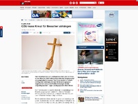 Bild zum Artikel: Kruzifix-Streit - CDU muss Kreuz für Besucher abhängen