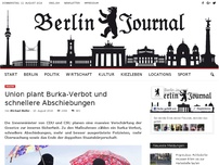 Bild zum Artikel: Union plant Burka-Verbot und schnellere Abschiebungen