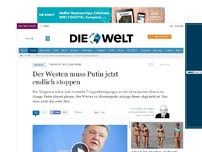 Bild zum Artikel: 'Terror' auf der Krim: Putin wird nicht durch gutes Zureden vernünftig