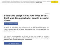 Bild zum Artikel: Seine Oma steigt in das Auto ihres Enkels. Doch was dann geschieht, konnte sie nicht ahnen.