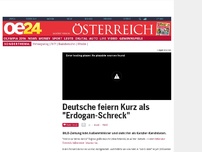 Bild zum Artikel: Deutsche feiern Kurz als 'Erdogan-Schreck'