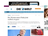 Bild zum Artikel: 'Terror' auf der Krim: Der Westen muss Putin jetzt endlich stoppen