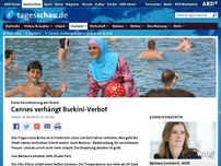 Bild zum Artikel: Cannes verhängt Burkini-Verbot am Strand