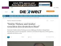Bild zum Artikel: Heinz Buschkowsky: 'Solche Türken und Araber verachten den deutschen Staat'