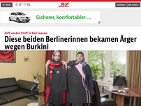 Bild zum Artikel: Diese beiden Berlinerinnen wollten im Burkini in die Therme gehen