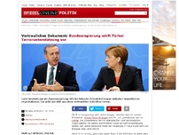 Bild zum Artikel: Vertrauliches Dokument: Bundesregierung wirft Türkei Terror-Unterstützung vor