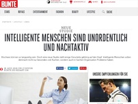 Bild zum Artikel: Intelligente Menschen sind unordentlich und nachtaktiv