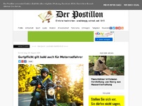 Bild zum Artikel: Verkehrssicherheit: Gurtpflicht gilt bald auch für Motorradfahrer