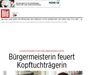 Bild zum Artikel: Wegen ihres Kopftuchs - Bürgermeisterin feuert Flüchtlings-Praktikantin