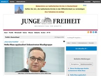 Bild zum Artikel: Heiko Maas applaudiert linksextremer Musikgruppe