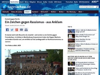 Bild zum Artikel: Ein Zeichen gegen Rassismus - aus Anklam