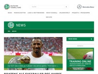 Bild zum Artikel: Boateng als Fußballer des Jahres geehrt
