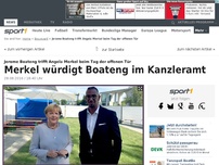 Bild zum Artikel: Boateng zu Gast bei Merkel