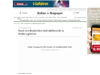 Bild zum Artikel: Flüchtlingszustrom: Rund 100 Kinderehen sind mittlerweile in Berlin registriert