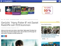 Bild zum Artikel: 'Harry Potter 8' mit Daniel Radcliffe soll angeblich in Planung sein!