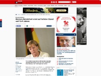 Bild zum Artikel: Deutschlandtrend - Merkels Beliebtheit sinkt auf tiefsten Stand seit fünf Jahren