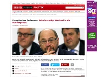Bild zum Artikel: Europäisches Parlament: Schulz erwägt Wechsel in die Bundespolitik