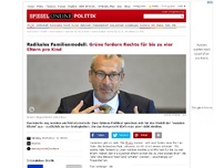 Bild zum Artikel: Radikales Familienmodell: Grüne fordern Rechte für bis zu vier Eltern pro Kind