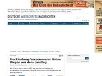 Bild zum Artikel: Mecklenburg-Vorpommern: Grüne fliegen aus dem Landtag