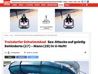 Bild zum Artikel: Troisdorfer Schwimmbad: Auf der Rutsche: Sex-Attacke auf geistig Behinderte (27)