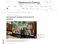 Bild zum Artikel: Das Hackerzelt zeigt das moderne Gesicht Münchens