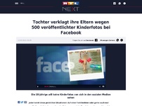 Bild zum Artikel: Tochter verklagt ihre Eltern wegen 500 veröffentlichten Kinderfotos bei Facebook