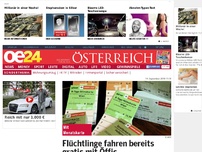 Bild zum Artikel: Flüchtlinge fahren bereits gratis mit Öffis