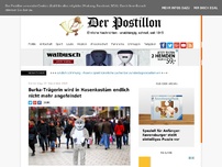 Bild zum Artikel: Burka-Trägerin wird in Hasenkostüm endlich nicht mehr angefeindet